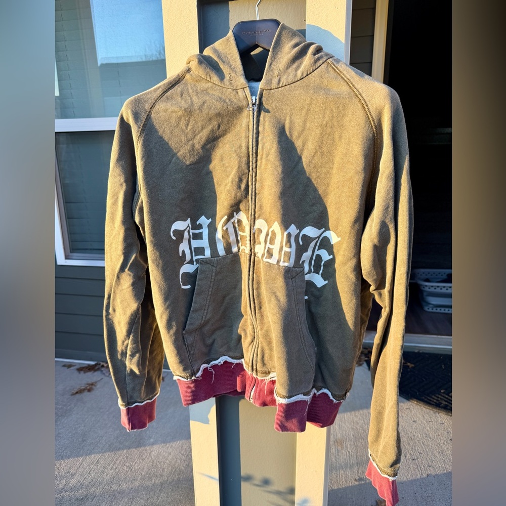Howe Olive and Burgundy Jacket